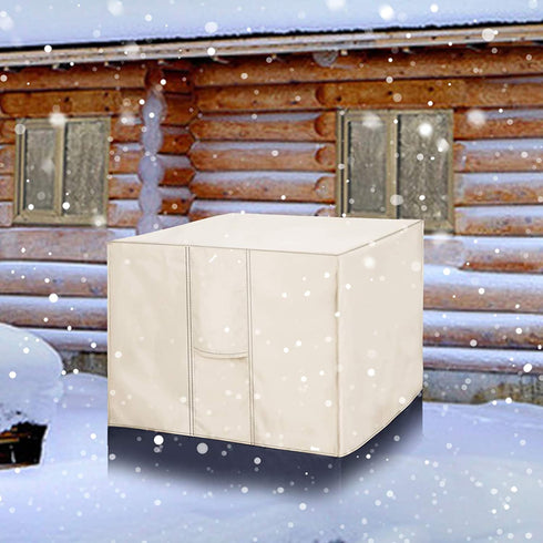Foozet Air Conditioner Cover for Outside Units, AC Cover for Outdoor Central Unit Square Fits up to 36 x 36 x 39 Inches