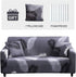 JOYDREAM 1 Piece Armchair Slipcover, Stretch Sofa Covers, Printed Sofa Slipcovers, Furniture Protector Universal for Armchair, 1 Seater Sofa Cover with 1 Pillowcase (Small, Feather)