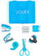 Yoobi Blue Mini Office Supply Kit – Mini School Supplies Kit for Kids & Adults – Includes Scissors, Mini Stapler, Staple Remover, Staples, Tape Dispenser & More – School, Home or Office Supplies Kit