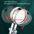 2Pack High Pressure Shower Heads, Turbocharged Water Saving Shower Head, Handheld Turbo Fan Showerhead, 360 Degrees Rotating Propeller Shower Head Nozzle with Filter and Pause Switch