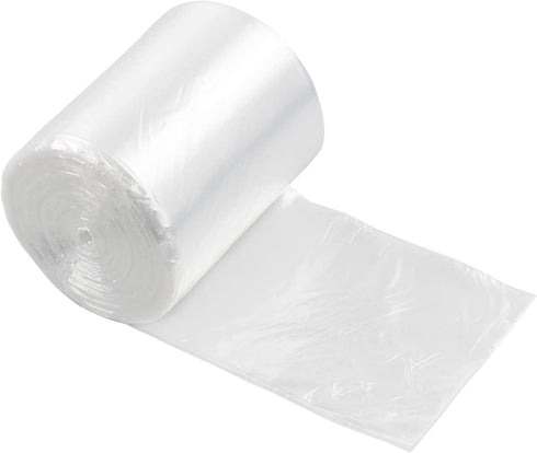 Parlynies Plastic 1.5 Gallon Garbage Bags, Kitchen Trash Bags, Tall Rubbish Wastebasket Liners, Clear, 2 Rolls