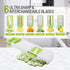 Mandoline Slicer for Kitchen Mandolin Slicing Tool 6 in 1 Vegetable Mandoline Slicer Cutter Chopper Grater Slicers for Fruits Vegetables Julienne Carrot Cucumber Sweet Potato Chip Slicer Thin