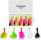 25 Piece Crappie jig Head Fishing Hook with Feather Fly Fishing Marabou jig Hooks 1/32 oz 1/16 oz 1/8 oz Assortment