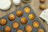 Silicone Muffin Brownie Baking Mould, XL Reusable Cupcake Pan BPA-Free Non-Toxic Moulds, Cold & Heat Resistant Bakeware Pans, Dishwasher Safe, 20 Round Cavities