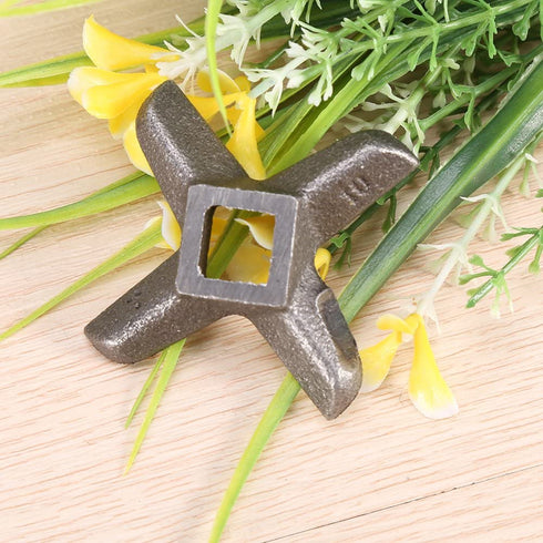 Cross-Shaped Professional Stainless Steel Kitchen Food Meat Grinder Blade Mincers Knife Cutter Replacement for Grinders (#32)
