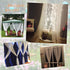 White Sheer Backdrop Curtains Tulle Backdrop Curtain for Parties Wedding Baby Shower Bridal Shower Birthday Party Photo Background Decorations 10 ft X 8 ft