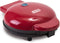 Dash Express 8 Waffle Maker for Waffles, Paninis, Hash Browns + other Breakfast, Lunch, or Snacks, with Easy Clean, Dual Non-Stick Surfaces - Red