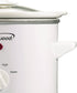 Brentwood Slow Cooker, 1.5 Quart, White