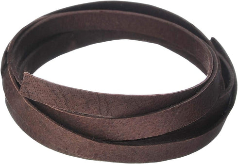 Realeather Crafts Deerskin Lace, Chocolate