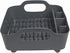 Umbra Tub Dish Drying Rack Lightweight Self-Draining Dish Rack for Kitchen Sink and Counter at Home, RV or Motorhome, Charcoal