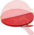 Splatter Screen for Frying Pan 11 3/4-Inch - Grease Splatter Guard - Foldable Splatter Screen Strainer - Bacon Silicone Splatter Screen with Folding Handle - Oil Screen for Skillet - Fry Splash Guard
