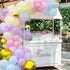 Pastel Balloon Garland Arch Kit 120pcs Assorted Macaron Pink Blue Gold Rainbow Balloons Kit Latex Balloon Arch for Baby Bridal Shower Birthday Wedding Graduation Party Decorations