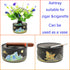 Ashtray for Weed, Cigar Ashtray HSimpleStyle Ash Tray Suitable for Cigarette and Cigar, Ashtray with Lid as a Vase Suitable for Home, Office, Patio, Indoor, Outdoor