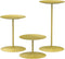 smtyle Gold Candle Holders Set of 3 Candelabra with Iron-3.5" Diameter Ideal for Pillar LED Candles