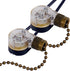 Pull Chain Switch Zing Ear ZE-109 Ceiling Fan Switch Ceiling Fan Light Lamp Replacement 2 Pack Bronze