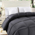 Utopia Bedding Comforter Duvet Insert - Quilted Comforter with Corner Tabs - Box Stitched Down Alternative Comforter (Twin, Grey)