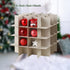 Christmas Ornament Storage Box - Holding 64 Christmas Ornaments, Holiday Ornaments Storage with Dividers, Ornament Storage Bins with Lid (Gray)
