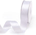 IHKFILAN Double Face Satin Ribbon 1Inchx25Yards Double Sided Solid Polyester Ribbon for Gift Wrapping Party Hair Braids Bow Baby Shower Decoration Floral Arrangement Craft Supplies,White