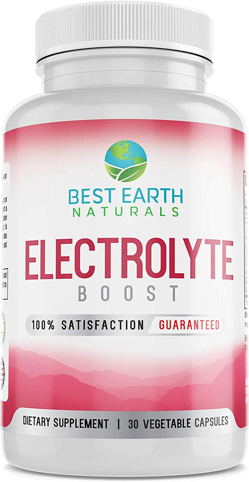 Electrolyte Support Supplement - Helps Support Electrolyte Balance with Vitamin D, Calcium, Magnesium, Sodium, Potassium, Boron and More!