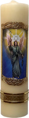 Archangel Saint Raphael Unique Colorful Candle Health Angel Vela de San Rafael Arcangel
