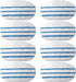 Flammi 8 Pack Steam Mop Pads for PurSteam ThermaPro 10-in-1 Steam Mop Washable Reusable Pads