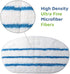 Flammi 8 Pack Steam Mop Pads for PurSteam ThermaPro 10-in-1 Steam Mop Washable Reusable Pads