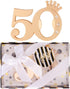 12 pcs Wedding Souvenir for Guests,Number 50 Golden Wedding Beer Bottle Openers for 50th Wedding Anniversary 50th Bottle Opener Birthday Party Favor Souvenirs or Decor