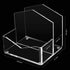 MaxGear Acrylic Napkin Holder, Upright Clear Napkin Holders, Standing Salt&Pepper Napkin Holder, Malfunction Salt Pepper Storage Holder and Napkin Caddy for Tabletop, Office, Restaurant 1 Pack