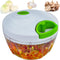 Brieftons Manual Food Chopper, Compact & Powerful Hand Held Pull Vegetable Chopper Blender to Chop Fruits, Vegetables, Herbs, Onions, Garlics for Salsa, Salad, Pesto, Coleslaw, Puree, Indian Cooking