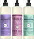 Mrs. Meyer™s Clean Day Spring Liquid Dish Soap Variety Pack, 1 Lilac Scent, 1 Peony Scent, 1 Mint Scent, Cuts Grease & Biodegradable, 16 FL OZ Bottles (3 CT)