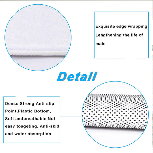 TAMOC 4 Pcs Watercolor Flower Shower Curtain Set with Non-Slip Rug, Toilet Lid Cover and Bath Mat, Blue Rose Shower Curtain with 12 Hooks, Waterproof Colorful Floral Bathroom Shower Curtain