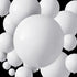 100 Pieces Latex Balloons Different Sizes 18/12/10/5 Inch Party Balloon Kit for Halloween Christmas Thanksgiving Baby Shower Wedding Birthday Bride Balloon Party Decoration (White)