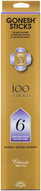 Gonesh Collection #6 100 Stick Pack Classic Incense Count