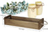 Floral Arrangements Artificial Centerpieces, Table Centerpieces for Dining Room, Mason Jar Decorative Wood Tray with Fake Rose Bouquet Flowers Farmhouse Decor for Living Room Kitchen Table - Aqua
