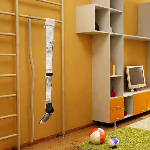 Hanging Mesh Shower Caddy Organizer with 6 Pockets Mesh Shower Organizer Shower Curtain Caddy Mesh Design for Bathroom Accessories (3)