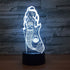 Mermaid Toys Visual 3D Lamp Illusion 2D Night light Xmas Chirstmas Festival Birthday Valentines Day Lovers Gift Nursery Bedroom Desk Table Decor for Baby Boys Kids children