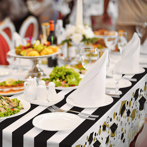 2022 Graduation Party Supplies: it Includes Banner Garland, Graduation Tablecloth, Paper Flowers, 2022 aluminum film Balloons and Confetti Balloon which can be used for Graduation Party Decorations in University, High School and Primary School