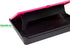 Mind Reader Adjustable Lap Desk with Storage Comfortable, Portable Laptop Stand, Built-in Cushion for Comfort, 11.25" L x 15" W x 3.25" H, Pink
