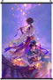 Game Characters Xiao and Venti Scroll Painting Bedroom Modern Family Decor Canvas Wall Art Picture Print (16 x 24/20 x 28) Inches