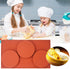 SourceTon 3-Cavity Large Round Silicone Disc Cake Mold, 3 PCS Pack Non-Stick Baking Molds Cake, Candy, Soap, Resin Art