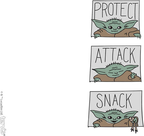 Tervis Made in USA Double Walled Star Wars - The Mandalorian Protect Attack Snack Insulated Tumbler Cup Keeps Drinks Cold & Hot, 16oz, Clear