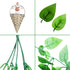 BABEIYXM Artificial Hanging Plants 2pcs Set,3.6 Feet Fake Hanging Plants Artificial Ivy Fakev Leaves,Suitable for Wall Indoor Outdoor Garden Wedding Decoration (with Basket)