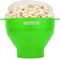 The Original Hotpop Microwave Popcorn Popper, Silicone Popcorn Maker, Collapsible Bowl BPA-Free and Dishwasher Safe- 20 Colors Available (Green)