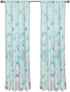 Kidz Mix Mystical Mermaid Window Curtains, 48x84, Blue