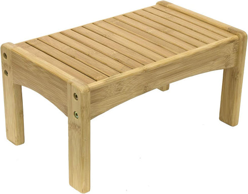 Sorbus Small Bamboo Step Stool - Wooden Foot Rest Stool & Potty Training Stool for Kids Toddlers