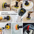 20Pcs Drill Brush Attachments Set,Scrub Pads and Sponge, Power Scrubber Brush with Extend Long Attachment All Purpose Clean for Grout, Tiles, Sinks, Bathtub, Bathroom, Kitchen