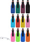 12 Pack Beer Bottle Cooler Sleeves Keep Drink Cold Zip-up Extra Thick Neoprene Insulated Sleeve Cover with Bottle Opener?12 Pack, Multi)