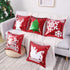 Coeufuedy Christmas Sequin Pillow Covers 18 x 18 Inch Reversible Red Sequins Pillow Case Sparkly Magic Mermaid Throw Decorative Pillowcase (Red-4 Pieces)