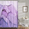 Abstract Purple Shower Curtain Ombre Purple Marble Lilac Luxury Art Modern Bathroom Shower Curtains Fabric Waterproof with Hooks, 72x72 inches