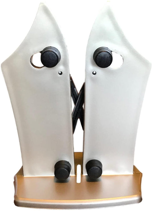 Official As Seen On TV Bavarian Edge Kitchen Knife Sharpener by BulbHead, Sharpens, Hones, & Polishes Serrated, Beveled, Standard Blades